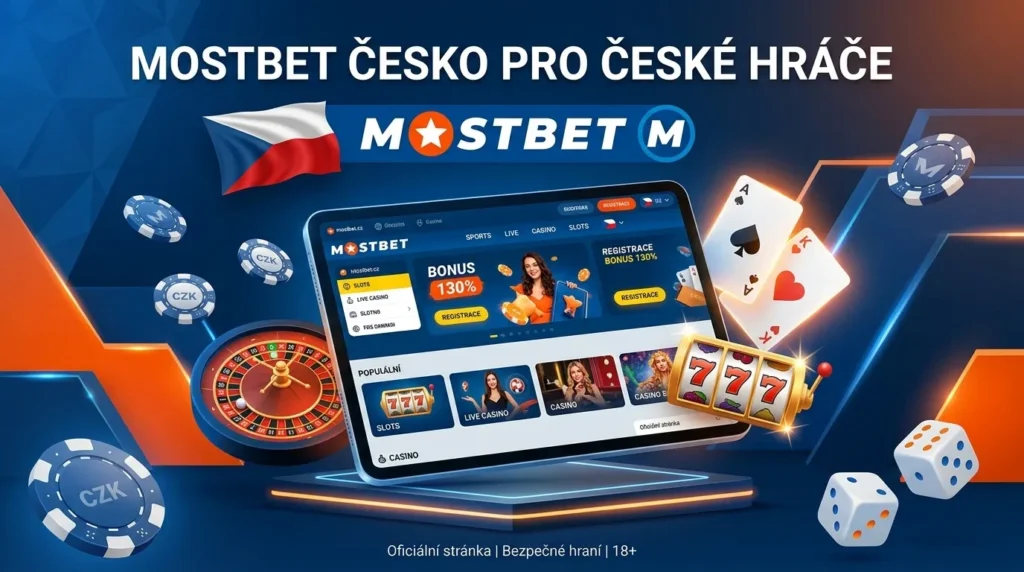 Mostbet v češtině nabízí kasino i sportovní sázky.